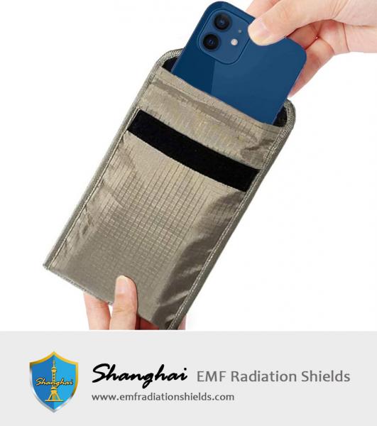 Faraday Bag Anti Radiation Cell Phone Sleeve Pregnant Cell Phone GPS EMF RFID Signal Blocking Bag
