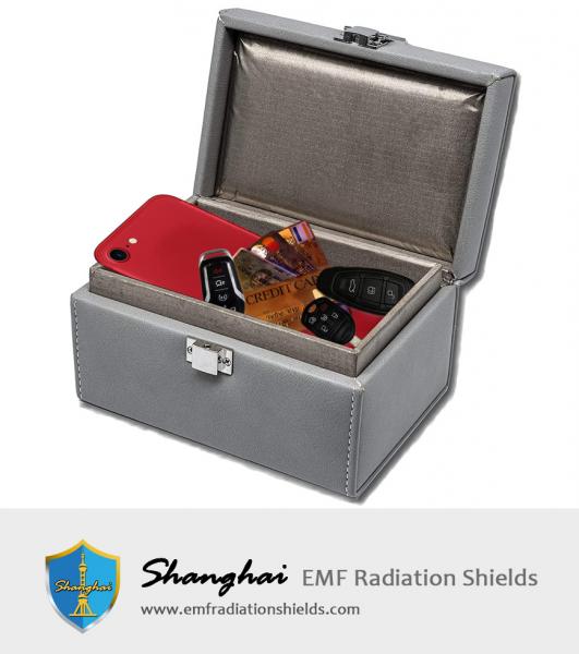 Faraday Box for RFID Keyless Car Keys Signal Blocker, Anti Theft Faraday Cage Fob Keyless Signal Jammer, Fob Protector