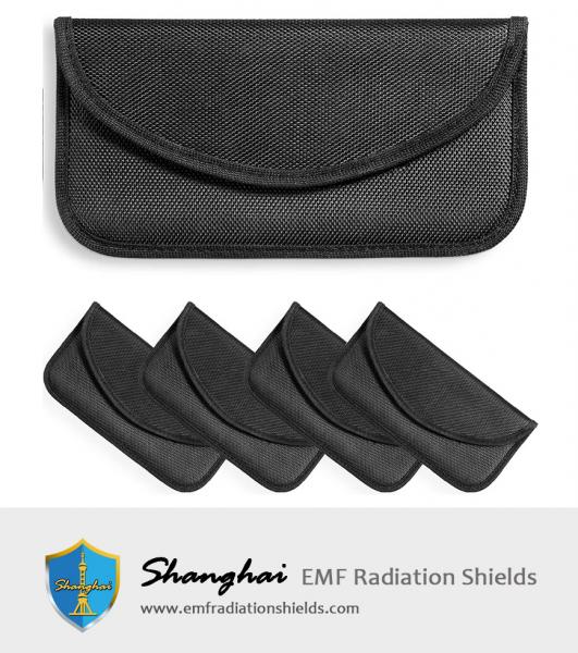 Faraday Phone Signal Blocking Bags RFID Car Key Fob Protectors GPS Anti-tracking Faraday Bags Shielding Pouch Wallets