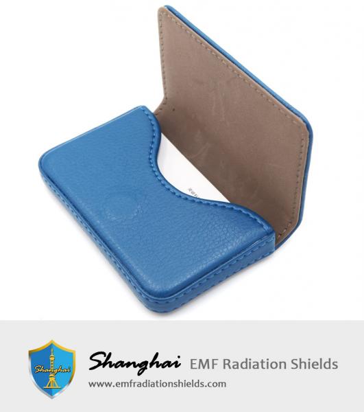 RFID Blocking Wallet Leather Business Credit Card Holder with Magnetic