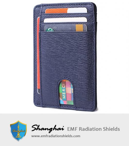 Slim Wallet Front Pocket RFID Blocking Leather Credit Card Holder