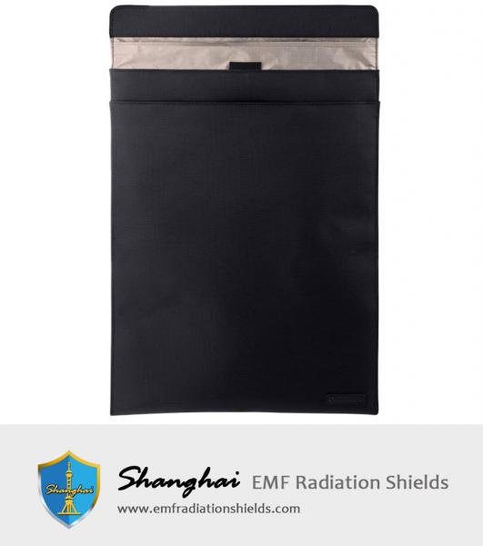 Waterproof Nylon Faraday Bag, Signal Blocking Device Vertical Sleeve for 13 inch and 15 inch Laptops and Tablets